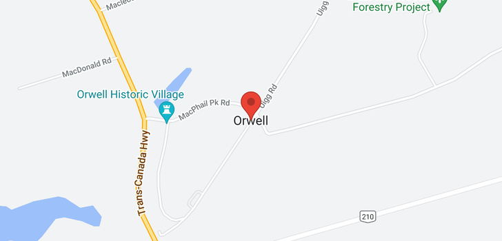 map of 7 Orwell Cove Road